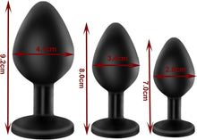 Silikon Analplug Set 3 Stück Anfänger Erfahrene Männer