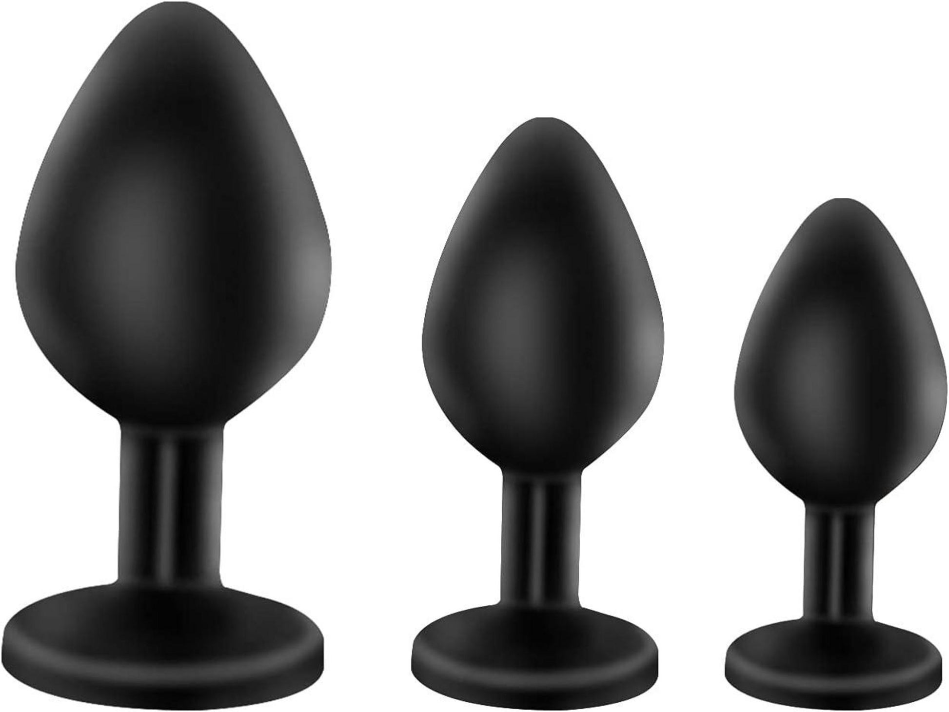 Silikon Analplugs Set Butt Plug Anal Dildo Sexspielzeug- 3er Set