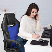 BASETBL Gaming Stuhl Ergonomisch mit Wippfunktion - Blau