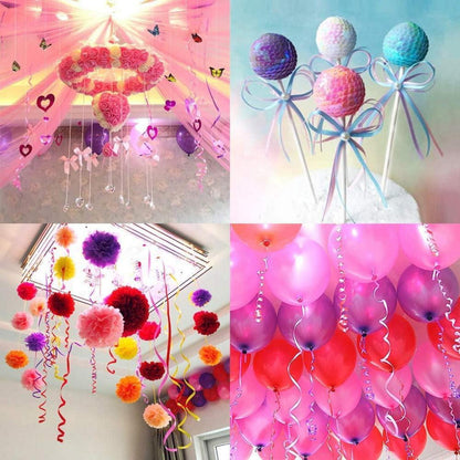 12 Rollen Geschenkband Ringelband Bunt 10m DIY Hochzeit