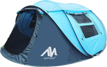 Pop Up Zelt 4 Personen mit Dachfenster & Strandmuschel, Wasserdicht