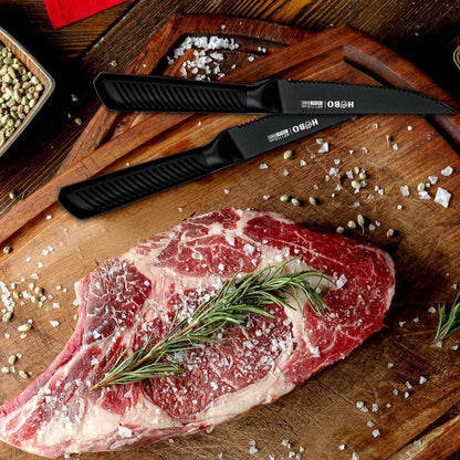 Premium Messerblock mit Messer Schwarz 15 tlg Küchenmesser