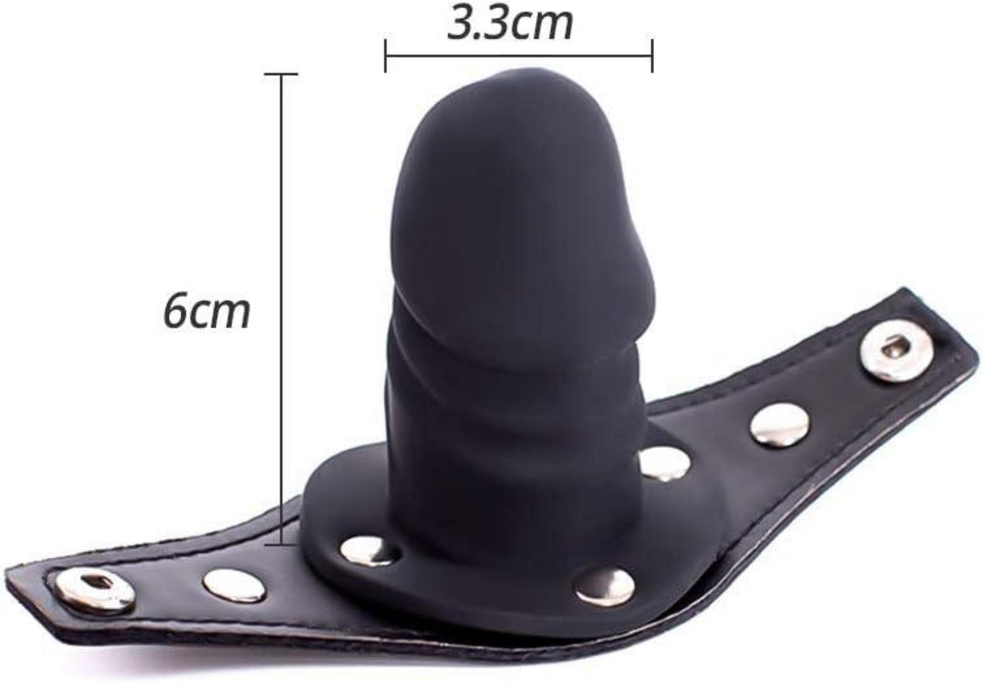 Verstellbare SM Kopfmaske mit Mundknebel und Bondage Maske - Erotisches Sexspielzeug für Paare