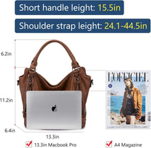 Realer Damen Handtasche Set Mittel Shopper Umhängetasche