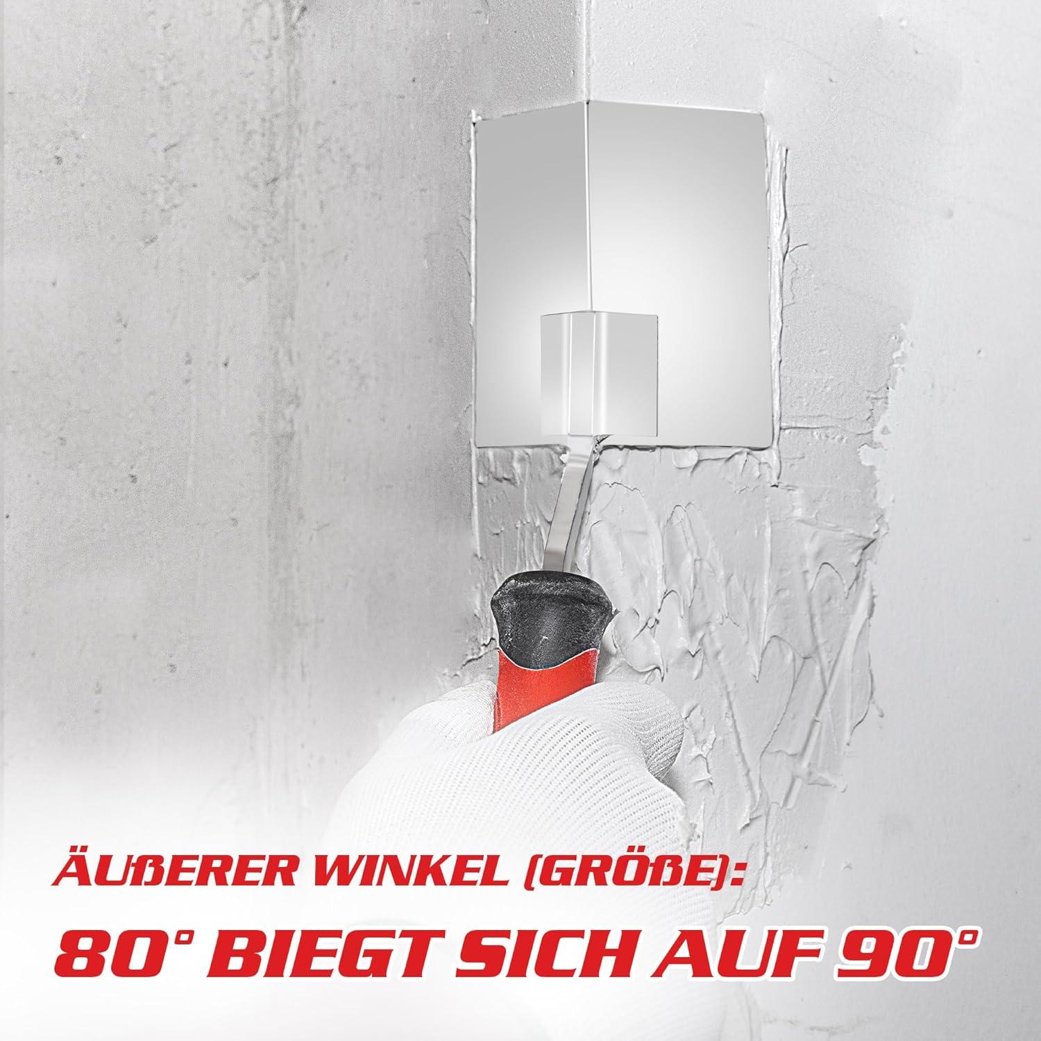 Goldblatt 2-tlg. Eckenkelle Set Edelstahl Eckspachtel für Gipsarbeiten