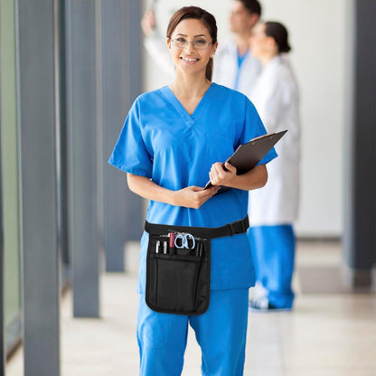 QWORK® Krankenschwester Tasche Hüfttasche Verstellbarer