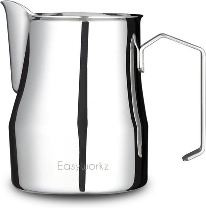 Milchkännchen Edelstahl 450ml Espresso Latte Art Cappuccino Tasse
