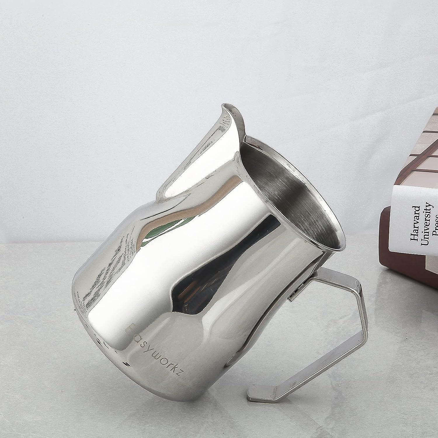 Milchaufschäumkrug Edelstahl 450ml Espresso Latte Art Cappuccino Tasse