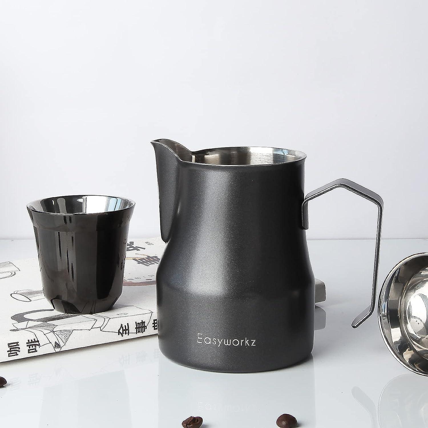 Milchaufschäumkrug Edelstahl 450ml Espresso Dampfkrug Milchkännchen