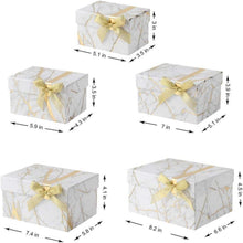 Rechteckige Geschenkbox Aufbewahrungsbox mit Deckel 5er Set