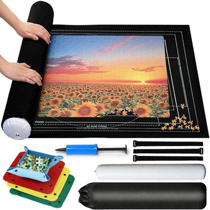 Puzzle Roll Storage Mat für 2000 Teile, tragbare Puzzlematte