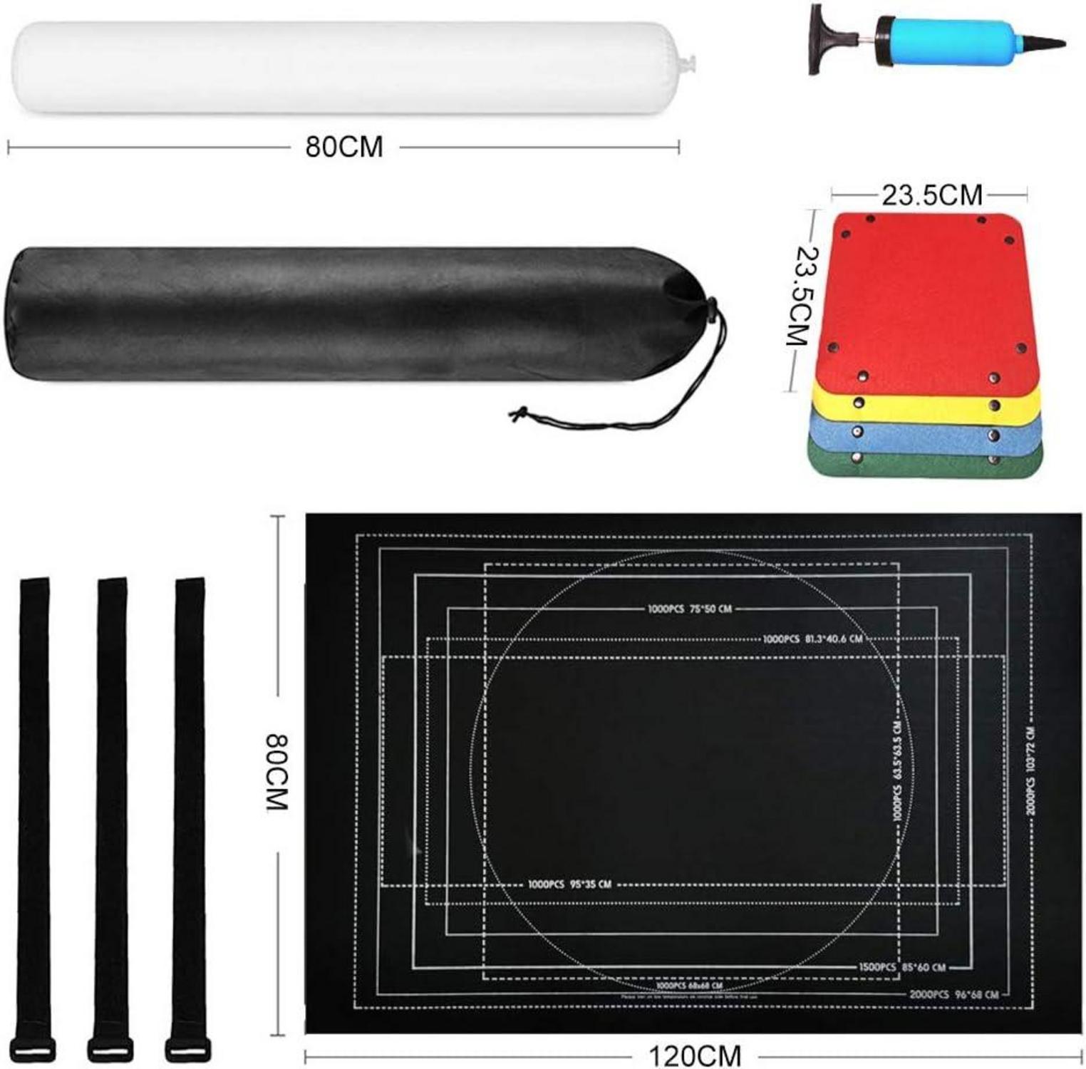 MEISHANG Puzzle Roll Storage Mat 2000 Teile Tragbare Puzzles