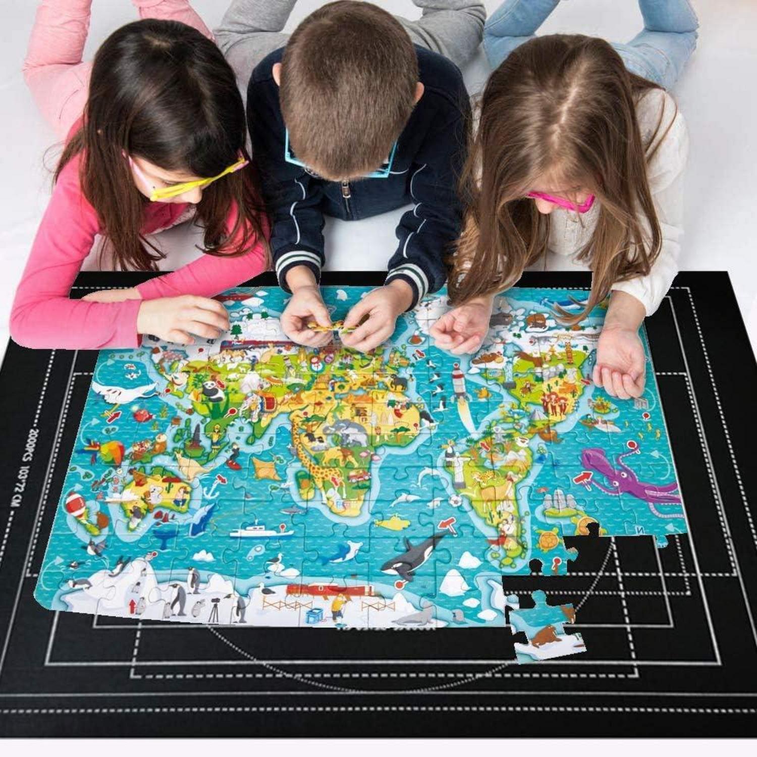 Puzzle Roll Mat 2000 Teile Puzzleunterlage Jigsaw Rolle Mats