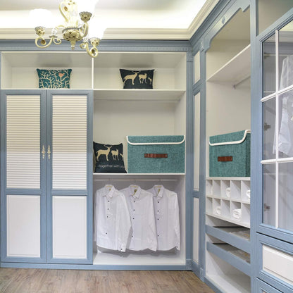 Faltbare Aufbewahrungsbox mit Deckel und Griff, 38x25x25