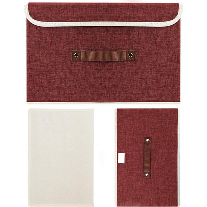 Faltbare Aufbewahrungsbox mit Deckel stoff 38x25x25cm