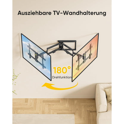 TV Wandhalterung 765mm Arm Schwenkbar Neigbar für 37-75 Zoll