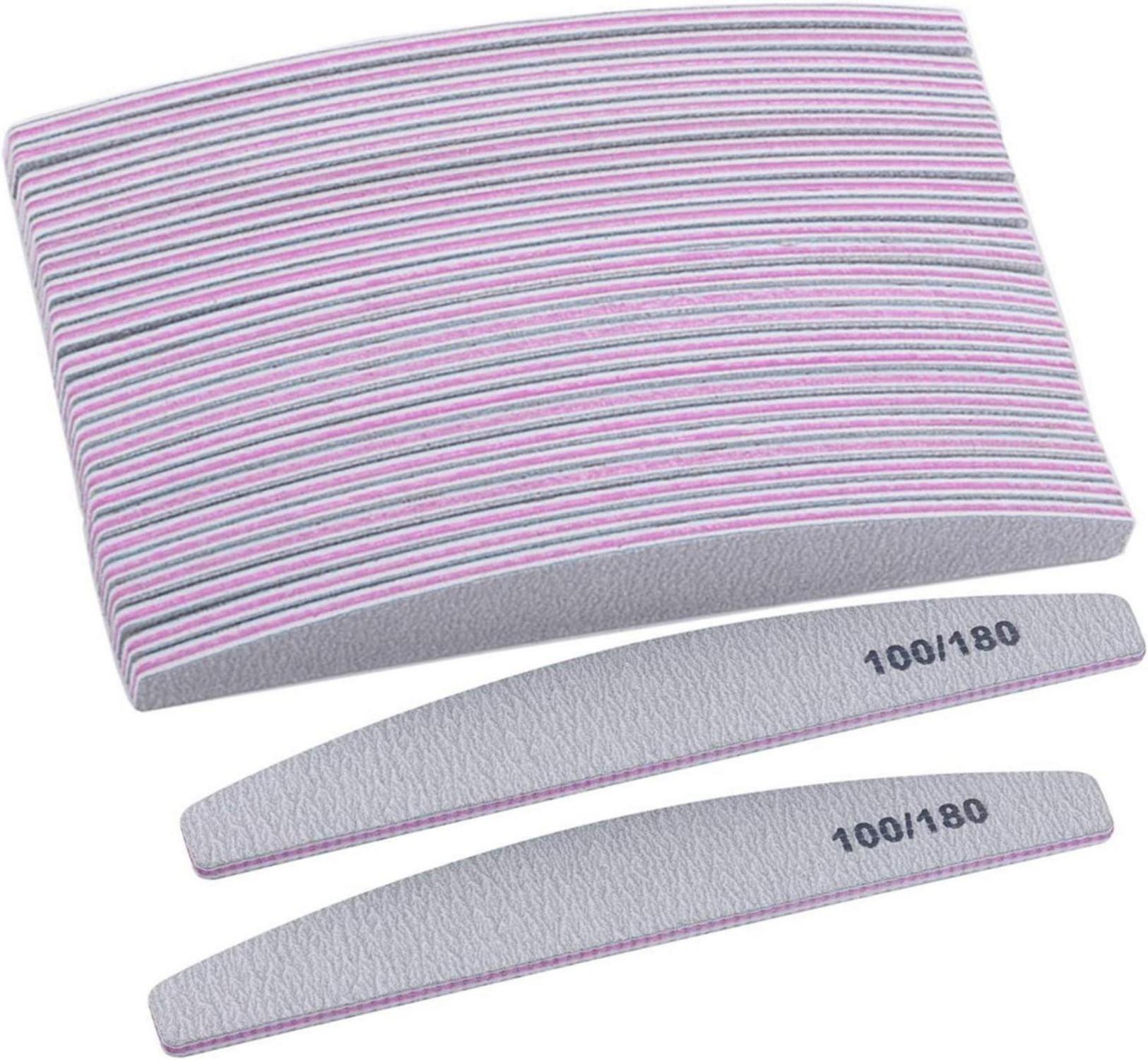 Professionelle Nagelfeilen 25 Stück 100/180 Körnung