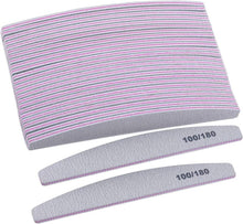 Professionelle Nagelfeilen 25 Stück 100/180 Körnung