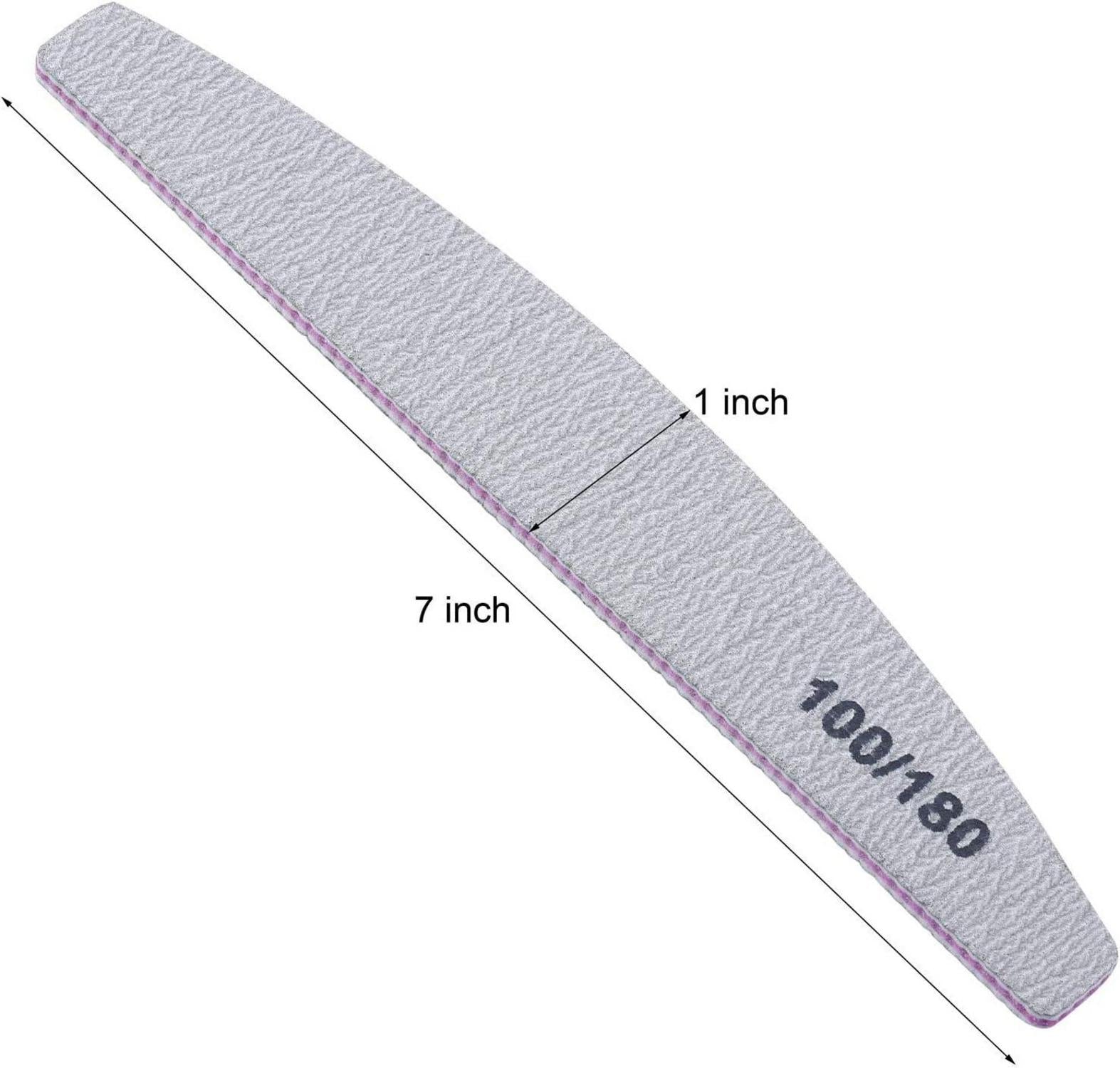 Nagelfeilen 25 Stück 100/180 Körnung für Gelnägel