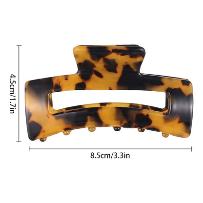 QINREN 2er Set Haarklammern Groß Acetat Damen Haarclips Fest Deko