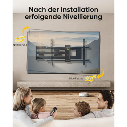 TV Wandhalterung Schwenkbar Neigbar Nivellierbar Voll