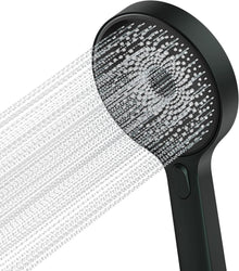 Großer Duschkopf Handbrause mit 3 Strahlarten, Regendusche 130 mm