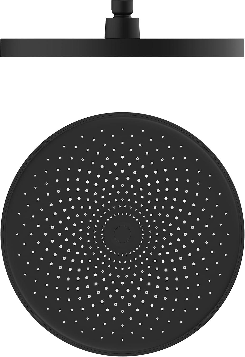 Moderne Schwarze Regendusche 260mm Durchmesser, Selbstreinigend und Wassersparend