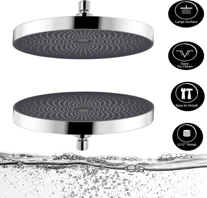 Regendusche Kopfbrause Rund 260mm Chrom Spa Duschkopf Massagedusche
