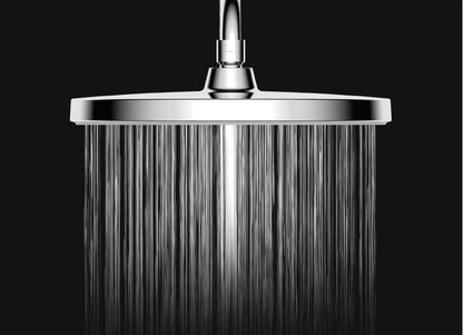 Krobec Rund Kopfbrause Duschkopf 260 mm Regendusche Chrom