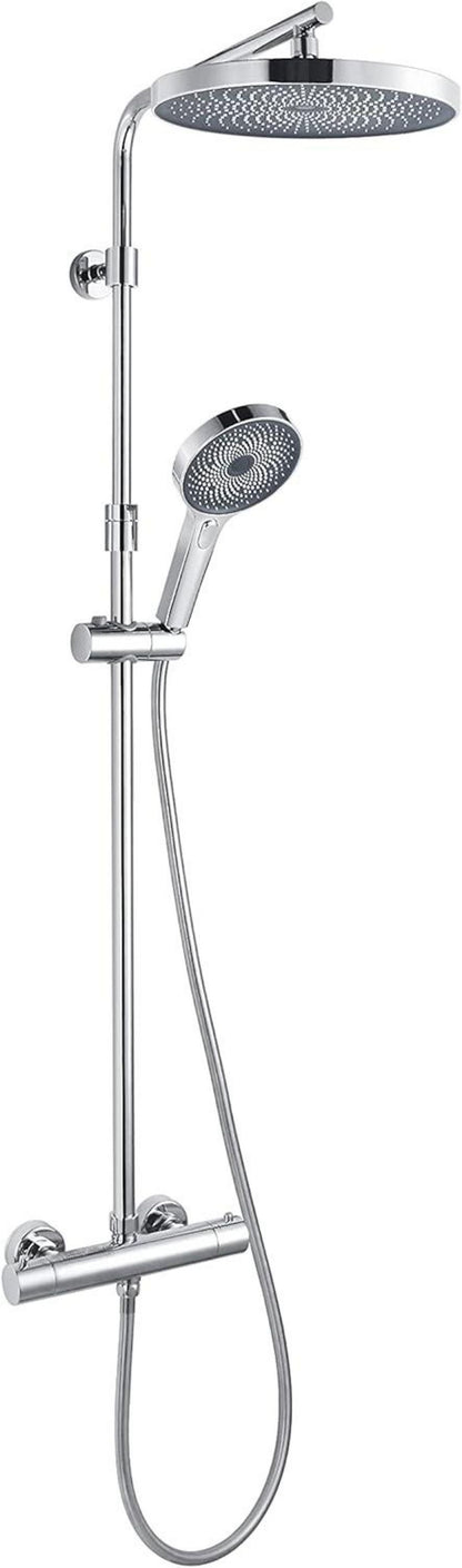 Kopfbrause Rund 260mm Durchmesser SPA Regendusche Chrom