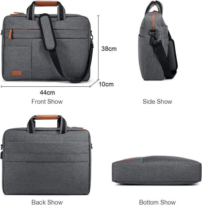 Laptop Tasche 17-17.3 Zoll Wasserdicht Herren Schultertasche