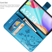 AROYI Lederhülle Samsung Galaxy A52 5G/4G Wallet Schutzhülle