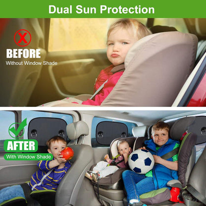 LEWONPO Sonnenschutz Auto Baby UV Schutz 44x36CM (2