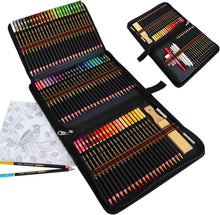 Buntstifte Skizzierstifte Set Premium Federtasche Erwachsene
