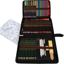 Professionelles 72-teiliges Kunst Bleistift Set in Tasche