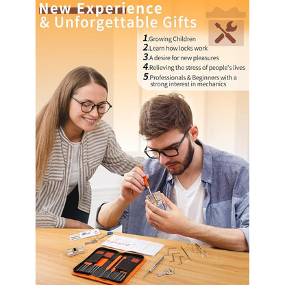 38+4 Teiliges Lockpicking Set 38-Teiliges Dietrich Set