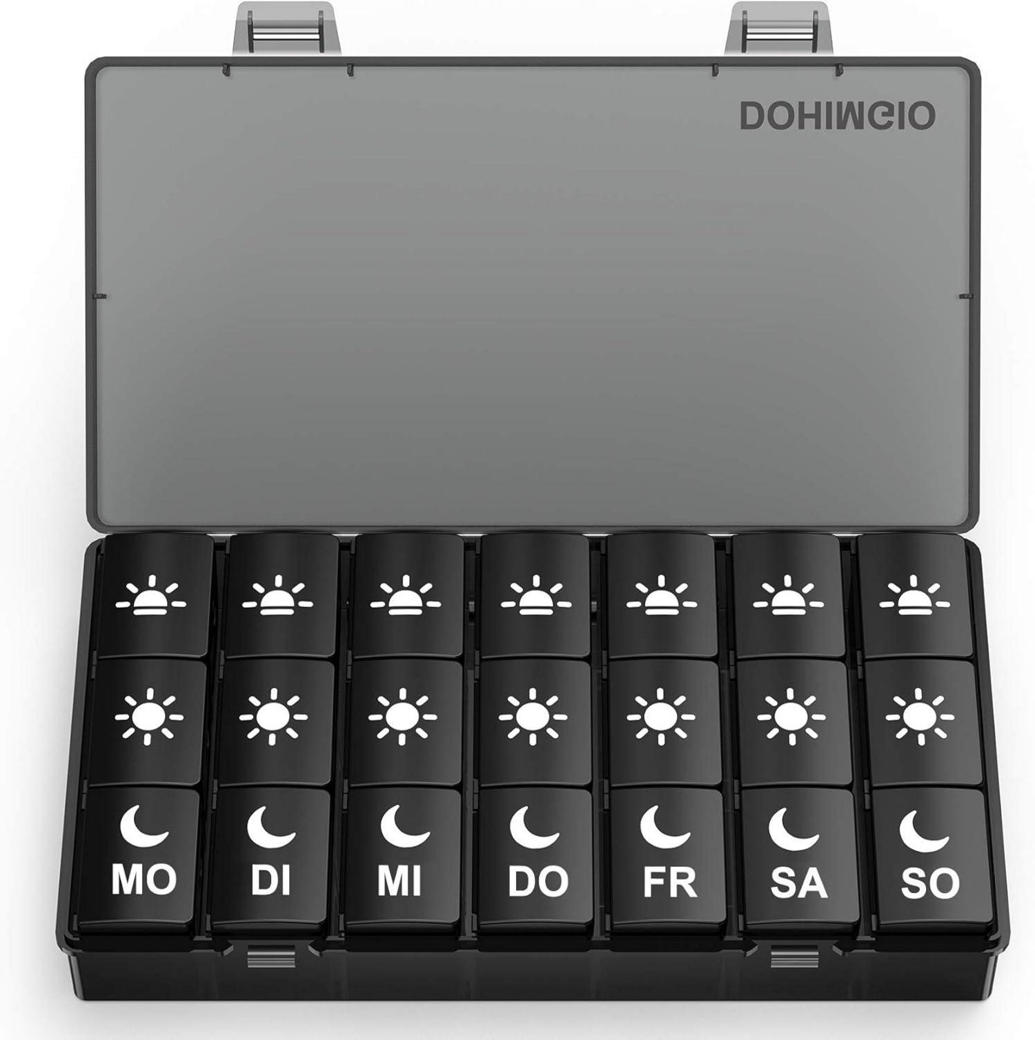 Tablettenbox 7 Tage 3 Fächer Pillendose Medikamentendosierer