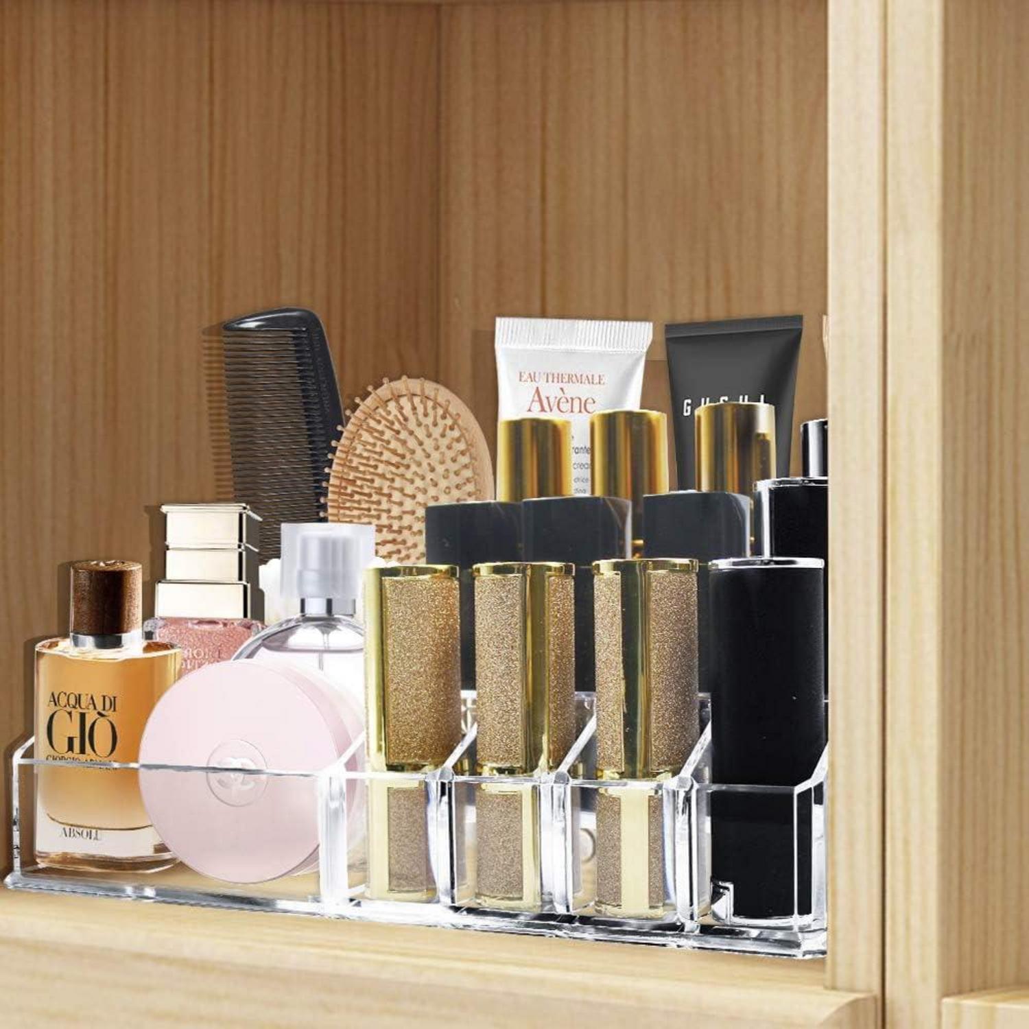 Acryl Kosmetik Organizer Lippenstiftständer 16 Fächer Aufbewahrung Makeup
