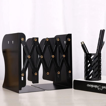 Qualsen Buchstützen mit Stifthalter, verstellbar, rutschfest