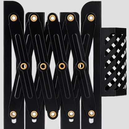 Buchstützen mit Stifthalter Verstellbar rutschfeste Bookends Schwarz 19 Zoll