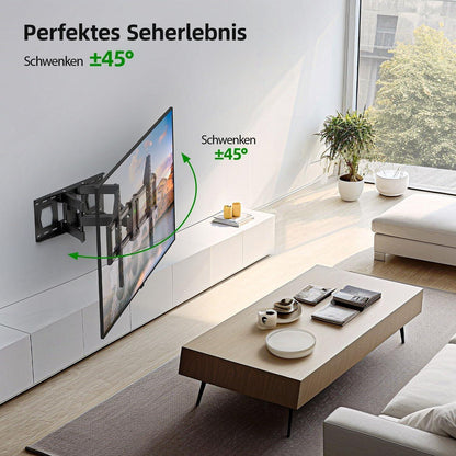 TV Wandhalterung Schwenkbar Neigbar 37-75 Zoll VESA
