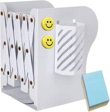 Verstellbare Buchstützen mit Stifthalter und rutschfesten Bookends