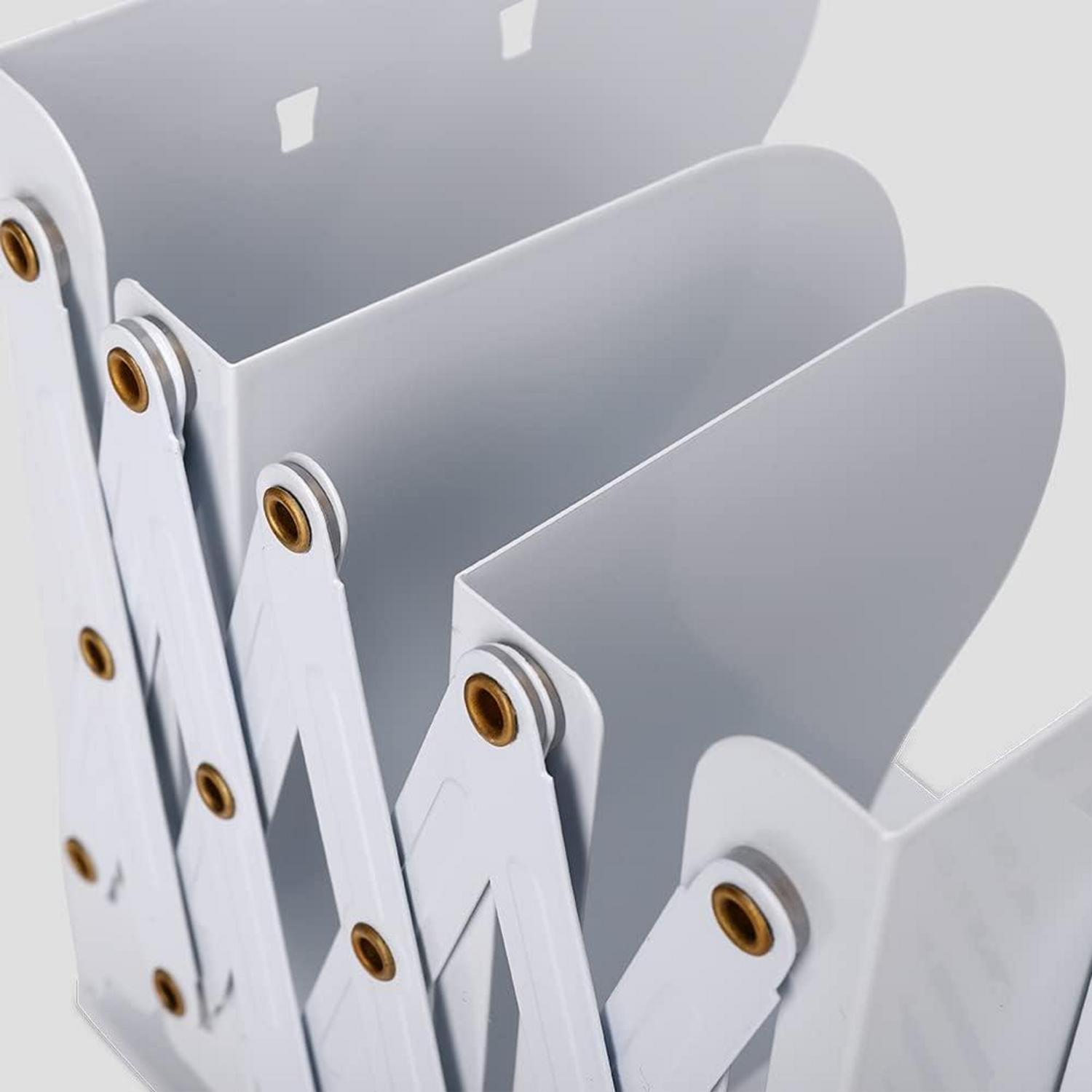 Buchstützen mit Stifthalter, verstellbare Bookends bis 19