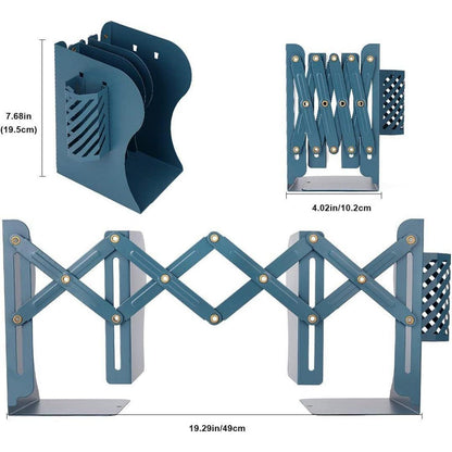 Verstellbare Buchstützen mit Stifthalter rutschfest 19 Zoll