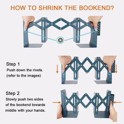 Verstellbare Buchstützen mit Stifthalter rutschfest 19 Zoll