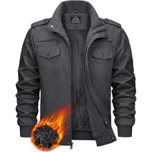Herren Winterjacke Sherpa gefüttert, warm & winddicht