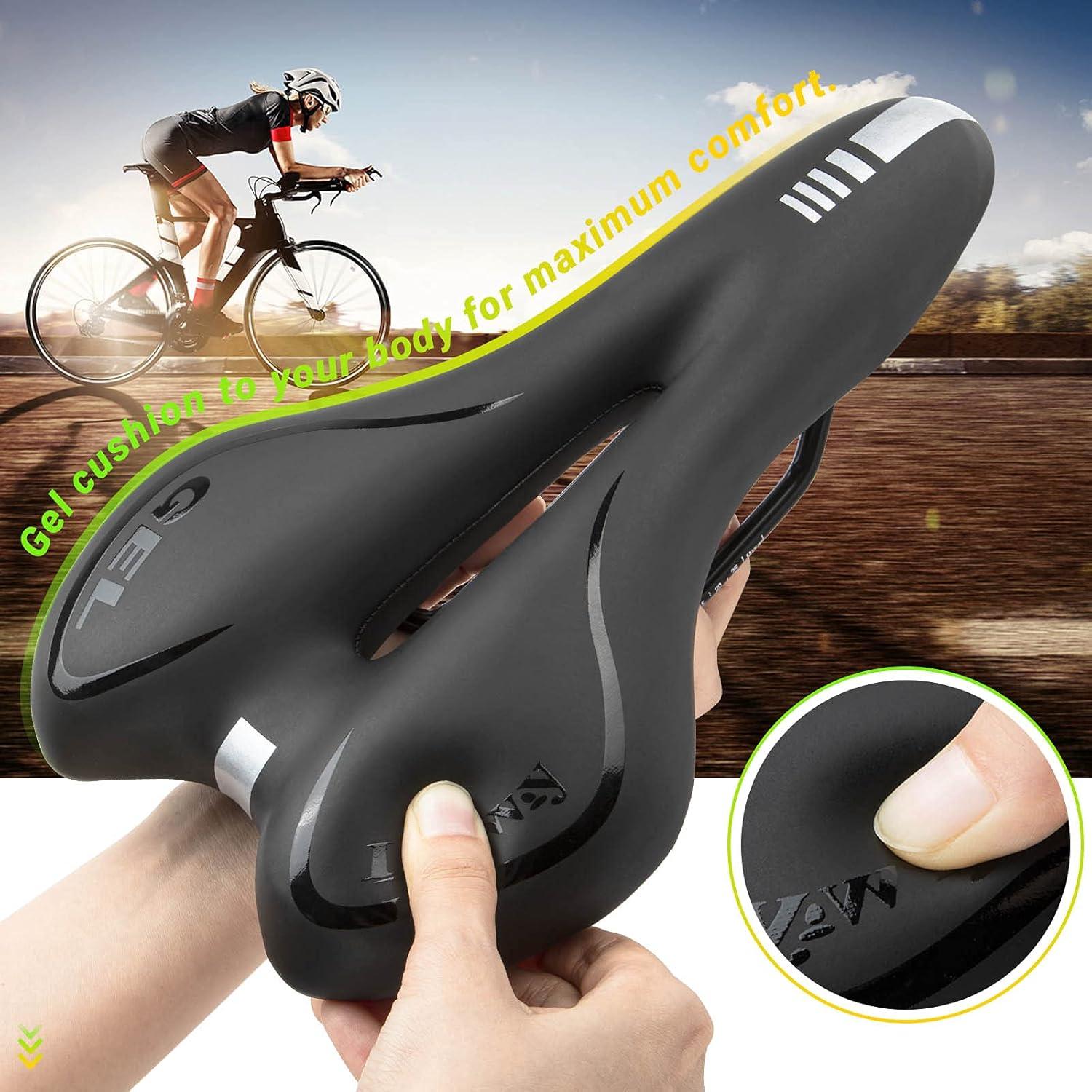 MTB Fahrradsattel schwarz Rennrad BMX bequem wasserdicht hohl atmungsaktiv PU-Leder