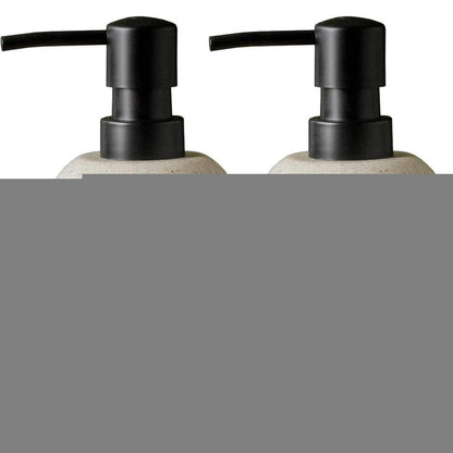 Beige Seifenspender-Set für Badezimmer & Küche