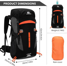 SKYSPER 50L Wanderrucksack Herren Damen Wasserdicht Outdoor