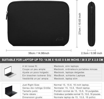 Laptoptasche 15,6 Zoll Stoßfest Notebook Tasche Aktentasche Hülle
